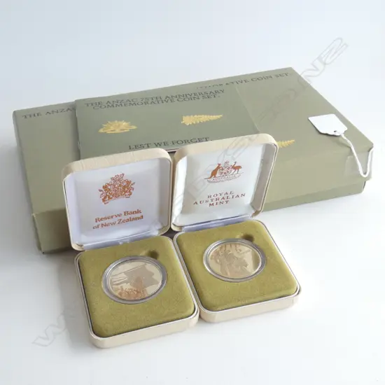 ANZAC 75th ANNIVERSARY COMMEMORATIVE COIN SET