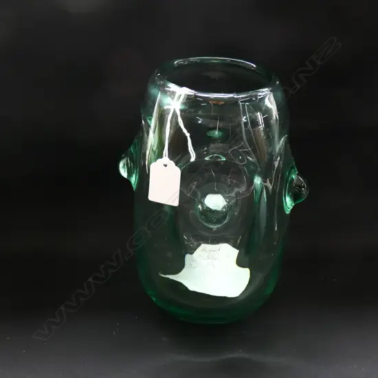 WHITEFRIARS EMERALD GREEN VASE H.210mm.