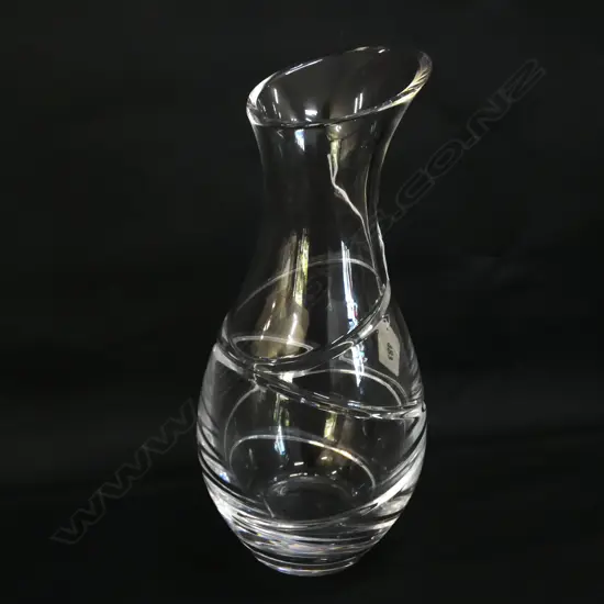 WEDGWOOD JASPER CONRAN GLASS CARAFE H. 270MM (COMES WITH BOX)