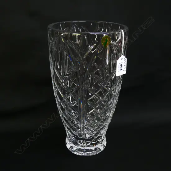 WATERFORD CRYSTAL TALL VASE H.275mm. 