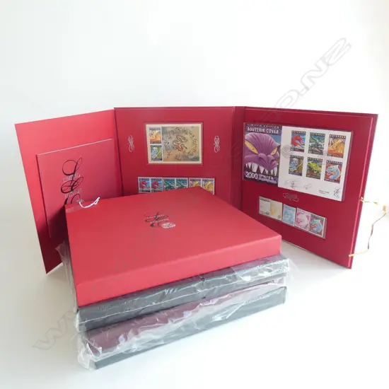 4 LIMITED EDITION NZ STAMP BOOKS