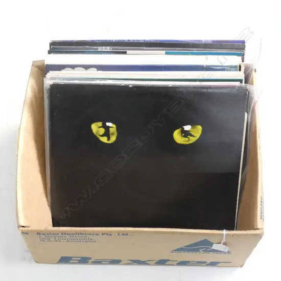 BOX OF 20+ VINTAGE LP RECORDS