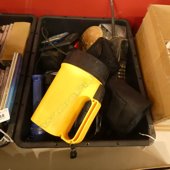 BOX LOT ASST. ELECTRONICS; CAMERAS ETC