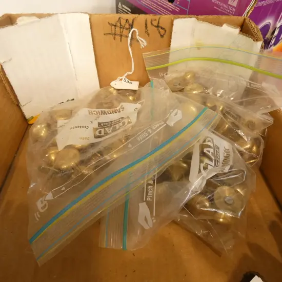 ASST BRASS DRAWER HANDLES