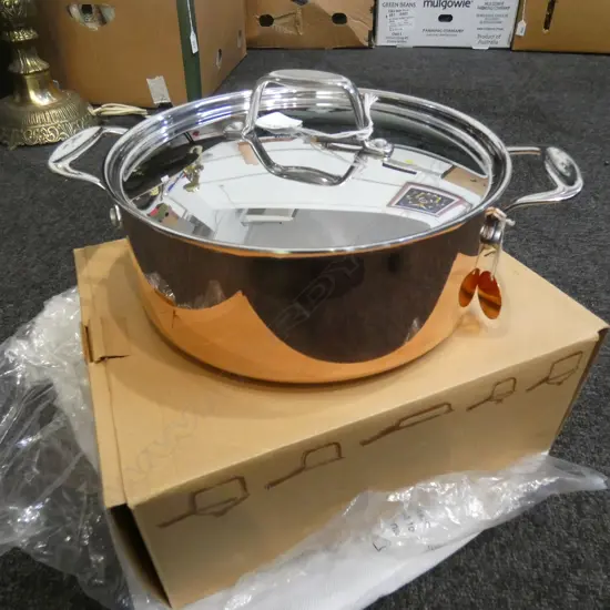 BEKA 'COPPER CHEF' 24cm CASSEROLE NEW IN BOX