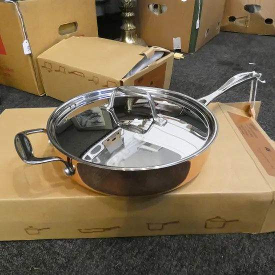 BEKA 'COPPER CHEF' 24cm SKILLET FRYPAN NEW IN BOX