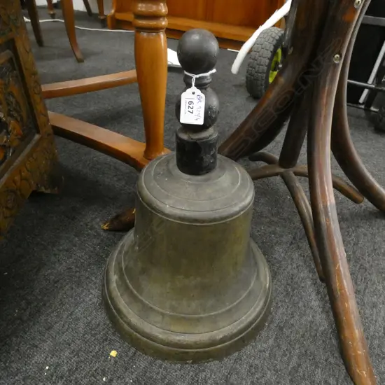 HEAVY BRASS BELL H.380mm