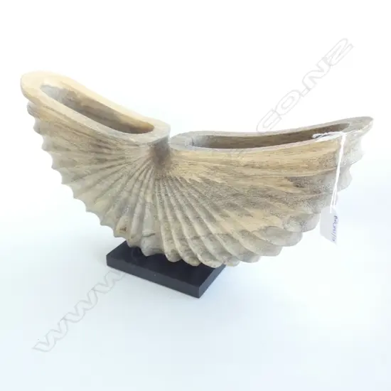 CARVED WOODEN DECORATIVE SCULPTURE W.435mm
