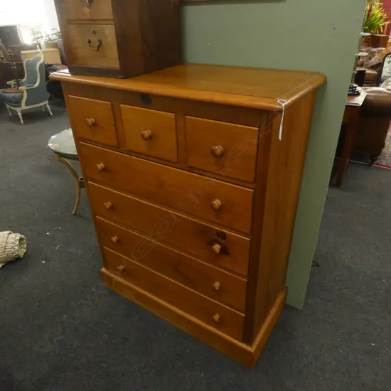 'MILL-YARD COLLECTION' SOLID TIMBER 7 DRAWER SCOTCH CHEST...