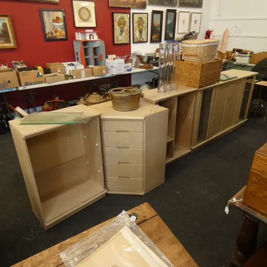 3 PCE CORNER DESK UNIT