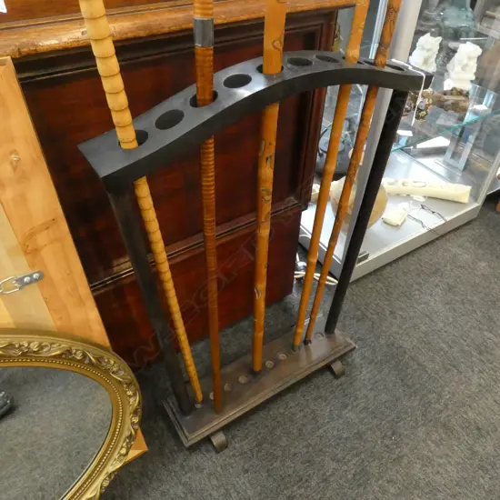 TEN HOLE WALKING STICK HOLDER  L  505MM