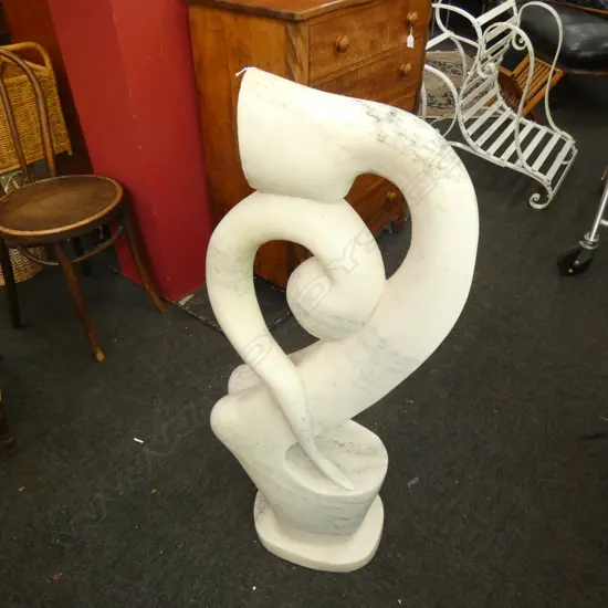 CARVED MARBLE SCULPTURE H.1000mm