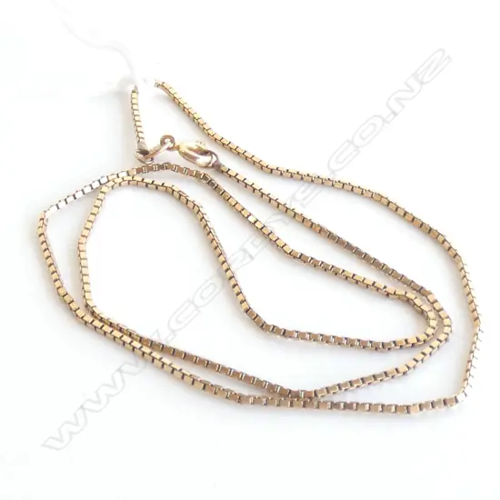 9CT GOLD BOX CHAIN