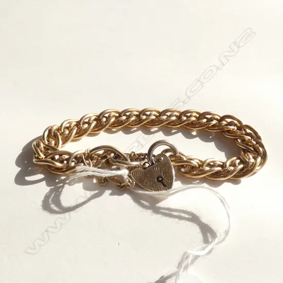 STG SILVER GOLD PLATE BRACELET 30 GRAMS