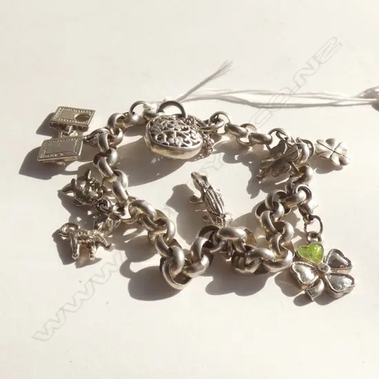 SILVER CHARM BRACELET