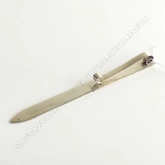 (18998) CARTIER SILVER HAND MADE LETTER OPENER