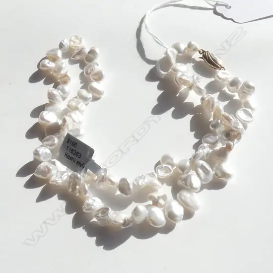FRESH WATER KESHI STYLE PEARL NECKLACE