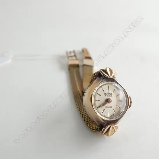 'ROAMER' GOLD PLATE WATCH