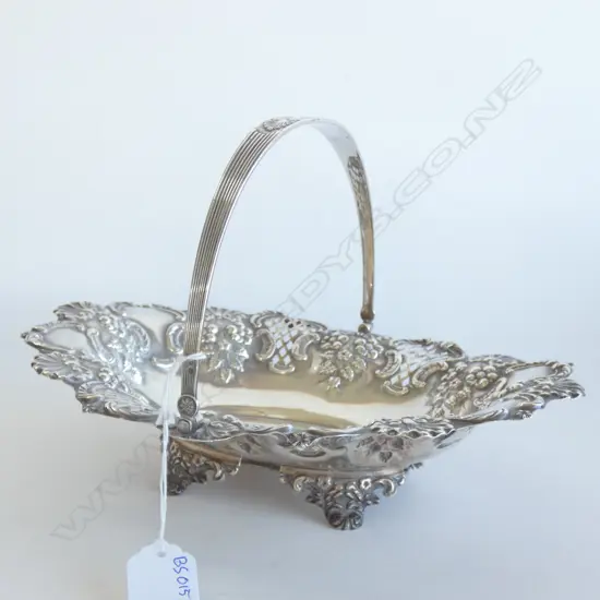 STG SILVER BON BON DISH B'HAM 1903 398 GRAMS