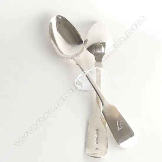 PR STG SILVER TABLE SPOONS LONDON 1852 143 GRAMS AF