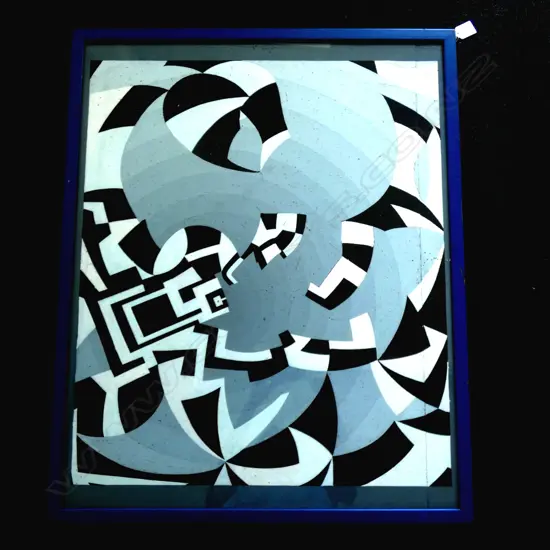 LLOYD HILLYER ABSTRACT ACRYLIC 600x750mm