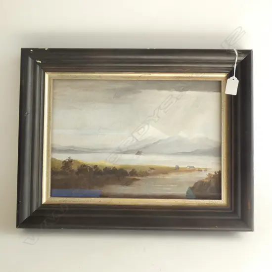 19THC OIL TAUPO BY EDE SPENCER PROV REVERSE