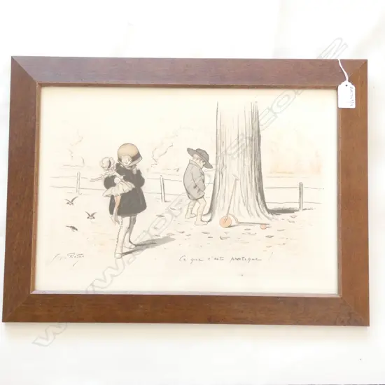 FRENCH PRINT 'CE QUE C'EST PRATIQUE!' 235x270mm