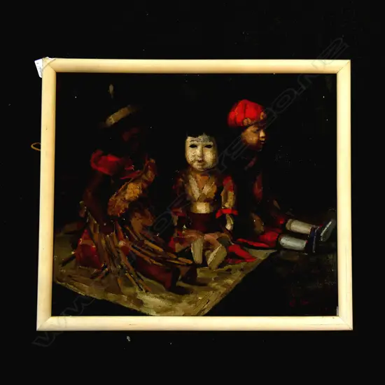 A. ROBINSON DOLLS OIL 1961 380x445mm