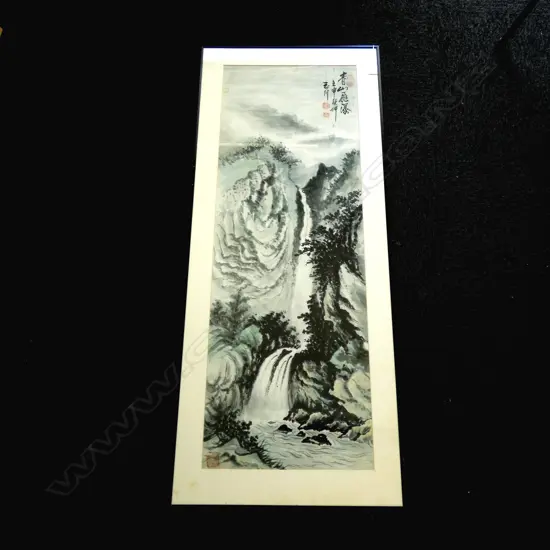 CHINESE LANDSCAPE INK & W/C 1050x350mm