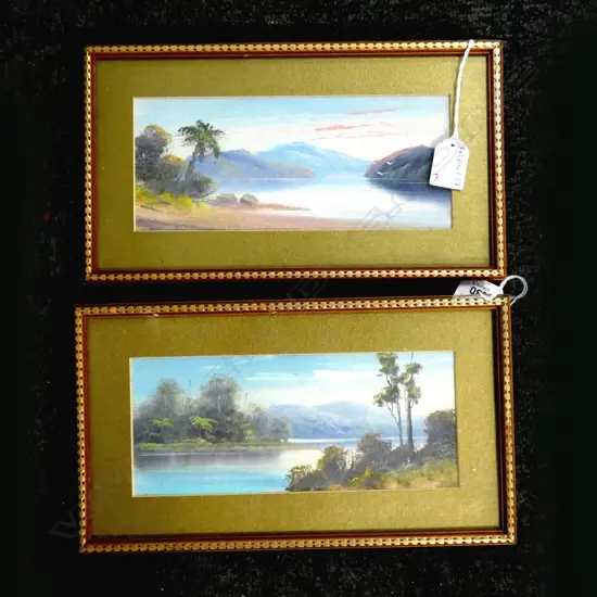 PR H. T. GARRATT (DE RITZ) COLONIAL LANDSCAPE OILS 95x225mm