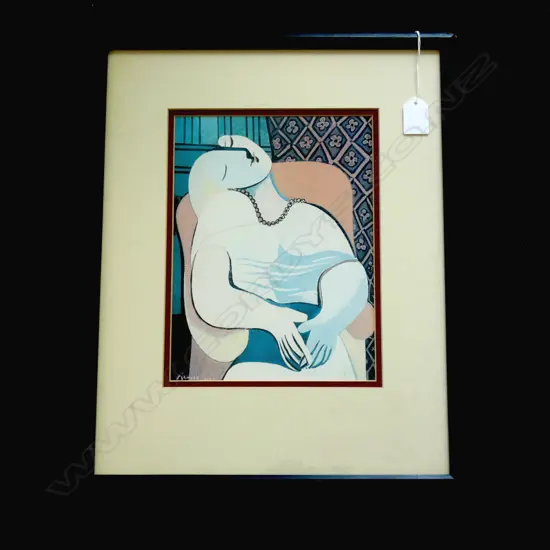 PRINT - 'THE DREAM' BY PICASSO  255 X 195MM