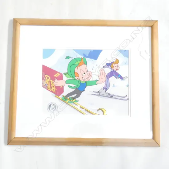 'LUCKY CHARM' CEREAL COMMERCIAL HAND PAINTED CEL.