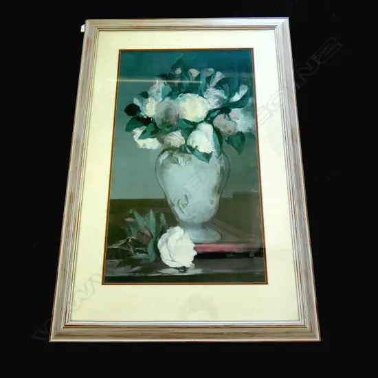 LARGE STILL LIFE PRINT 875x510mm FOXING