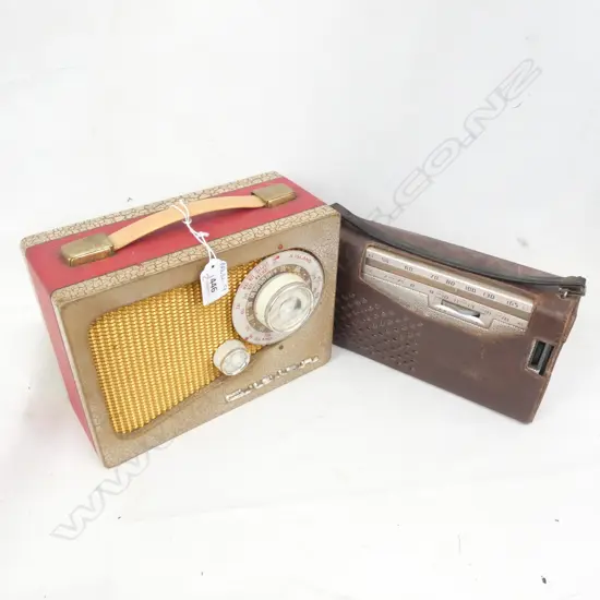 2 OLD RADIOS - 1 AVALON VALVE 