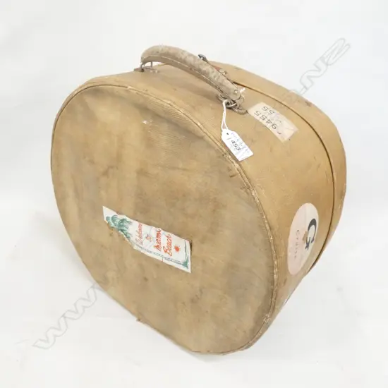 HATBOX both w. ASST. COSTUMES & WIGS ETC