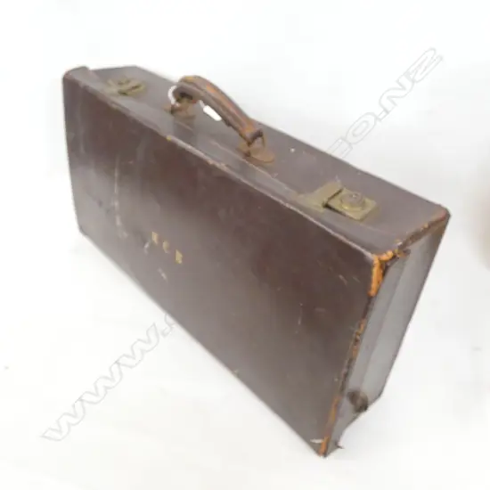 SUITCASE ASST. ZAMBIA BUFFALO LODGE COLLARS, SASHES, APRON ETC