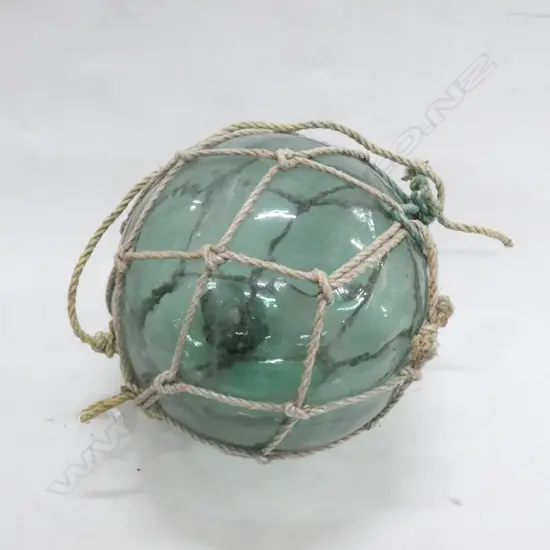 	VINTAGE JAPANESE HOKKAIDO FISHING BUOY WITH NETTING DIA APPROX 380MM