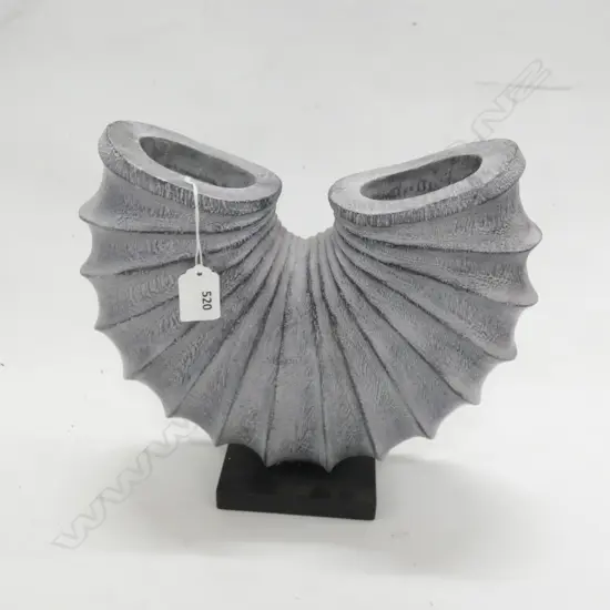 CARVED WOODEN DECORATIVE SCULPTURE H.265mm