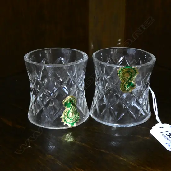 PR WATERFORD CRYSTAL NAPKIN RINGS H.50mm