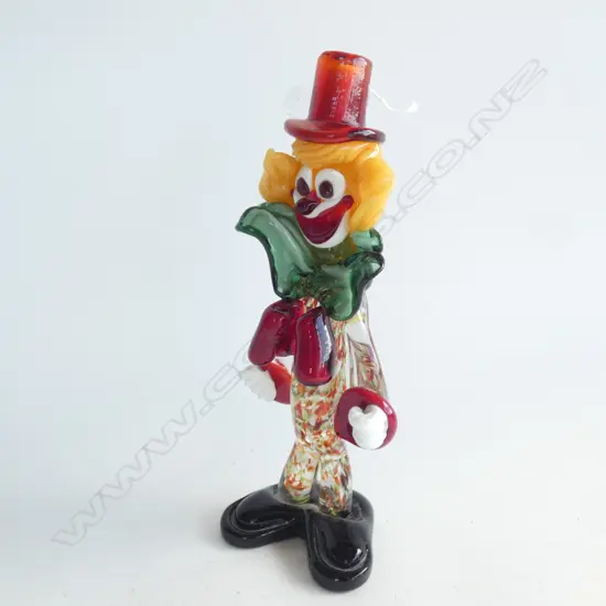 MURANO GLASS CLOWN H.225mm