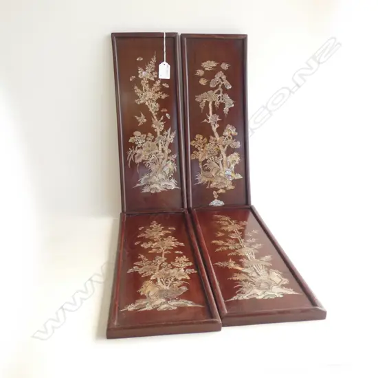 4 MOP INLAY ORIENTAL PANELS 400x145mm