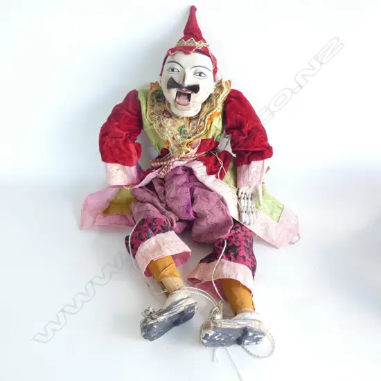 VINTAGE ORIENTAL MARIONETTE PUPPET H.750mm