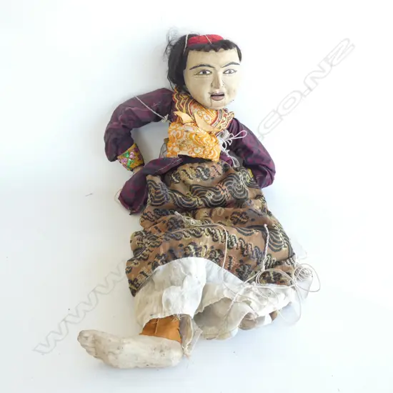 VINTAGE ORIENTAL MARIONETTE PUPPET H.750mm