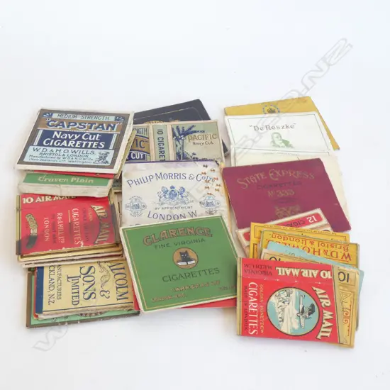 BAG OLD CIGARETTE PACKET COVERS 