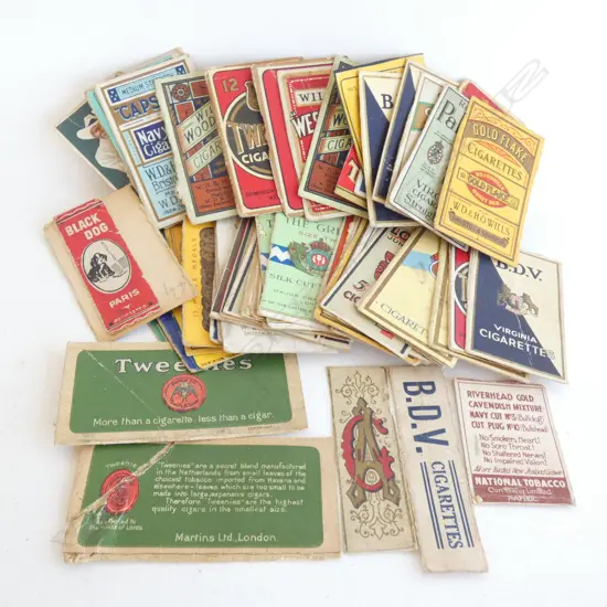 BAG OLD GIGARETTE PACKET COVERS 