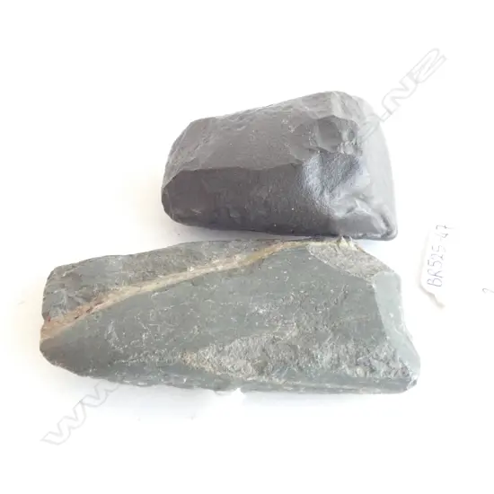 2 ADZE - 1 STONE & ONE GREENSTONE(?) L 95MM
