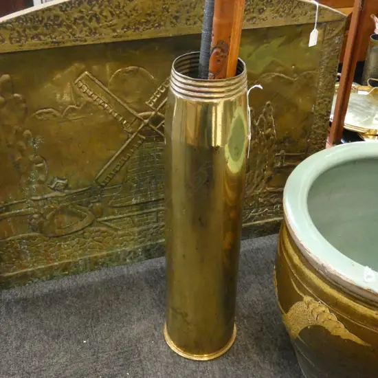 LARGE BRASS GUN SHELL CASING H.640mm