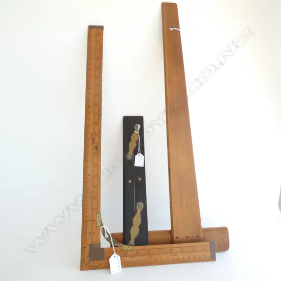 VINTAGE SET SQUARE / TAILORS MEASURE / PARALLEL RULE