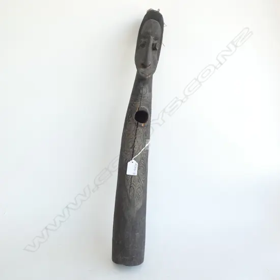 PNG CARVED WOODEN DRUM HEAD TOP L.600mm