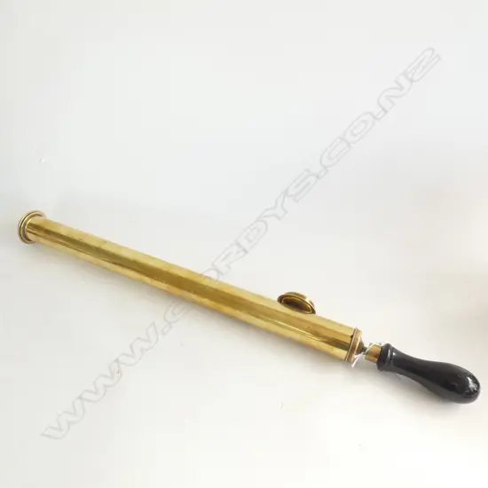 VINTAGE BRASS SYRINGE GARDEN SPRAYER L.585mm